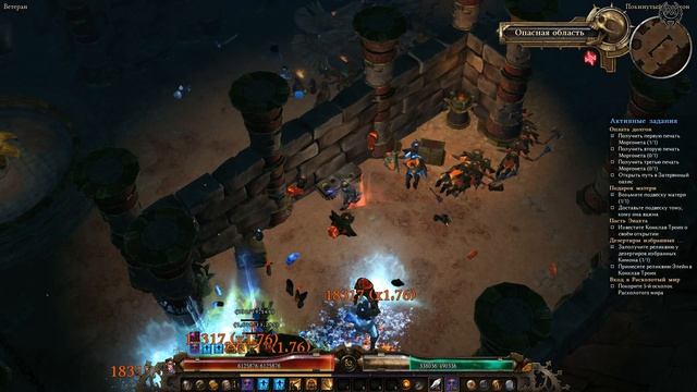 Grim Dawn Прохождение Ветеран + моды №175 Оплата Долгов 2 Покинутый Бастион