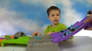 Хотвилс трек пила Острые лезвия блестательные половинки Hot Wheels Split Speeders