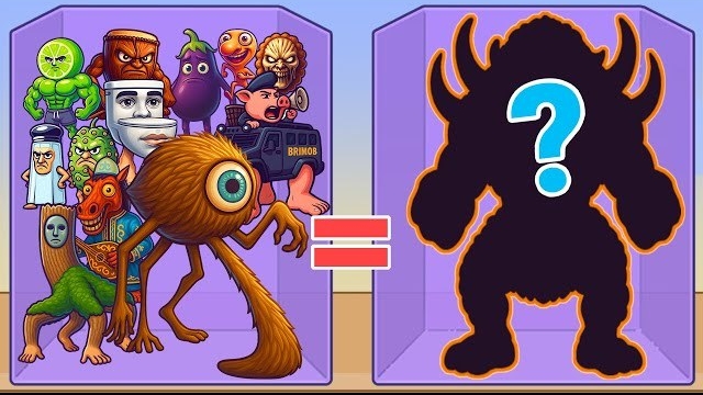 Игровой процесс слияния парней в индонезийском Брейнроте 9 | Босс нового обновления + 2x Босса