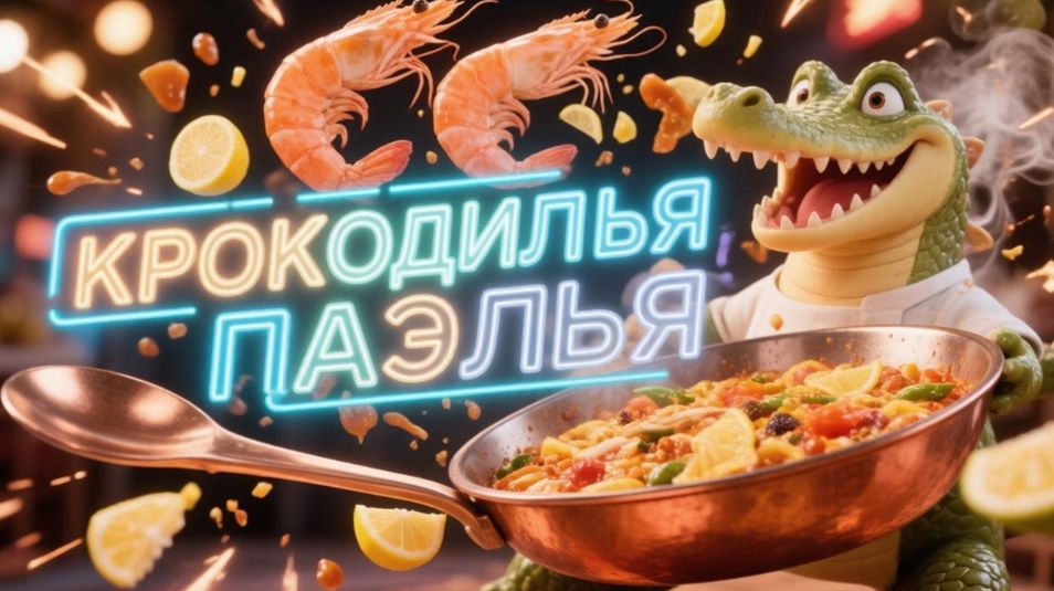 КРОКОДИЛЬЯ ПАЭЛЬЯ | Музыкальные МУЛЬТФИЛЬМЫ для детей и малышей 🐊🌴😊