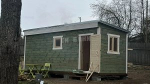 Баня из сухого бруса от СК «Бани», 6х2,3 м. ЛО, село Алёховщина, апрель 2026