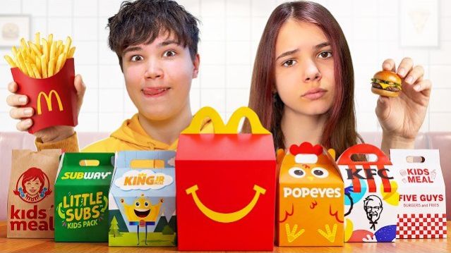 Пробуем детское меню фаст фуд