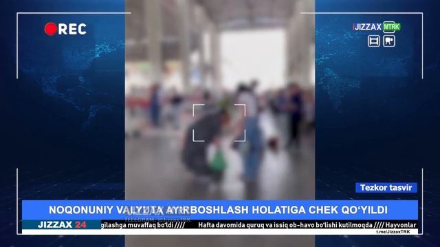 NOQONUNIY VALYUTA AYIRBOSHLASH HOLATIGA CHEK QO'YILDI
