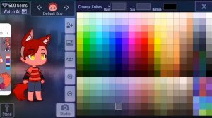Создание персонажей