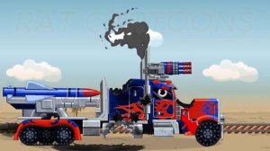 Fire Truck Gets MEGA POWER 🔥 Soviet Executioner Mode   Tank Cartoons
