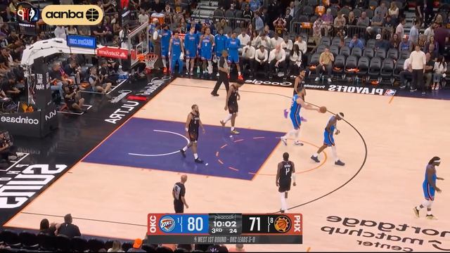 НБА 25/26: Оклахома-Сити - Финикс | Игра без пауз Запись 28.04.26 | AANBA | ААНБА