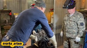 Сварка блока, чугун