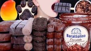 асмр с мороженым шоколадным