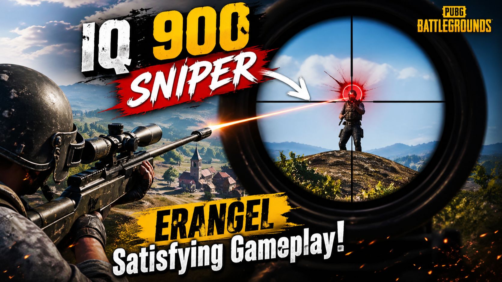 PUBG PC: НЕРЕАЛЬНЫЙ ЭРАНГЕЛЬ! СНАЙПЕР С IQ 900 РАЗНОСИТ ВСЕХ! | ПАБГ смотреть онлайн