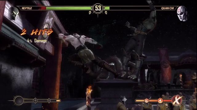 Mortal Kombat 9 Ladder Reptile (Story) Easy