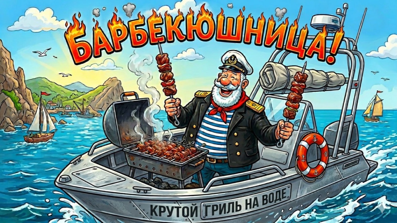 BBQ лодка. Вот это РЕШЕНИЕ. Необычно и практично! Да еще и вкусно! Лодка для отдыха и прогулок.