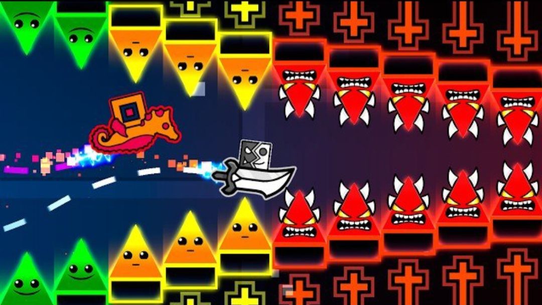 ГОНКА на СТРЕЙТФЛАЙ ЧЕЛЛЕНДЖАХ в Geometry Dash