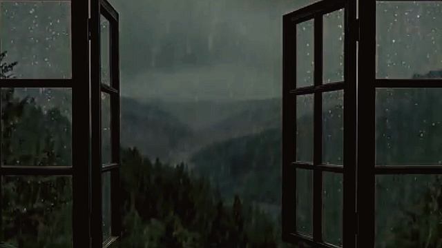 Дождь в лесу  Шум дождя для сна 1 час  Сильный дождь  глубокий сон  Дождь для расслабления