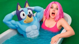 я кинул в ванну бомбочку БЛУИ