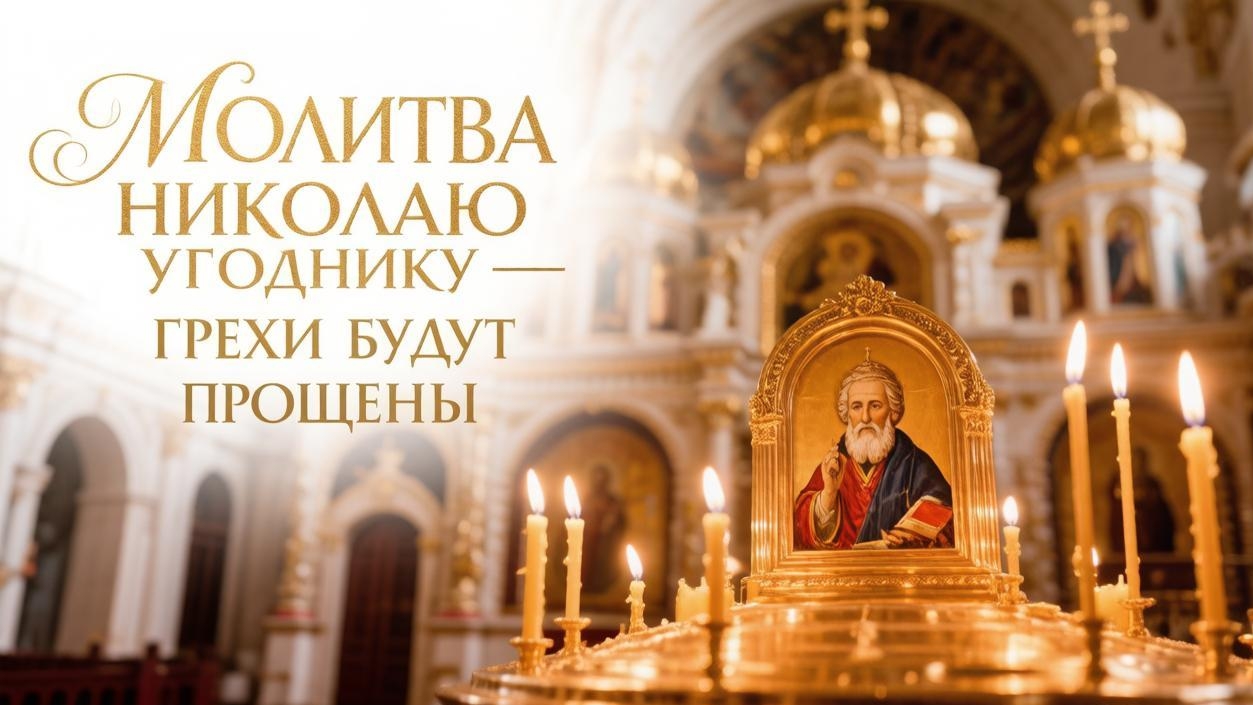 Молитва Николаю Чудотворцу 🙏 Грехи будут прощены