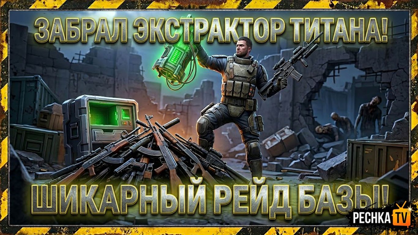 ЗАБРАЛ ЭКСТРАКТОР ТИТАНА И КУЧУ ОГНЕСТРЕЛА В ЛАСТ ДЕЙ! ЕЩЁ ОДИН ШИКАРНЫЙ РЕЙД БАЗЫ LDoE | PECHKA TV