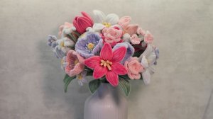 Букет. Набор для творества из синельной проволки. Мастер-класс