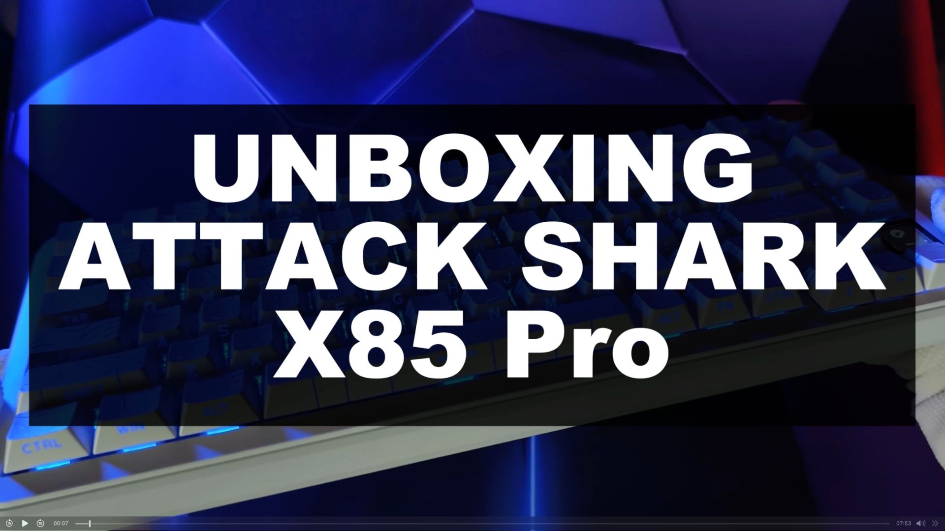 ATTACK SHARK X85PRO — UNBOXING | ASMR | РАСПАКОВКА смотреть онлайн
