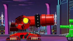 World of tanks The monster factory ! Pochita ROBOT vs Optimus TV   Cartoons about tanks