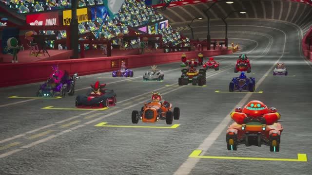 Гонки Машинок для детей! Sonic Racing CrossWorlds