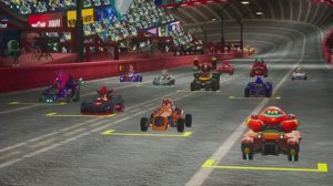 Гонки Машинок для детей! Sonic Racing CrossWorlds