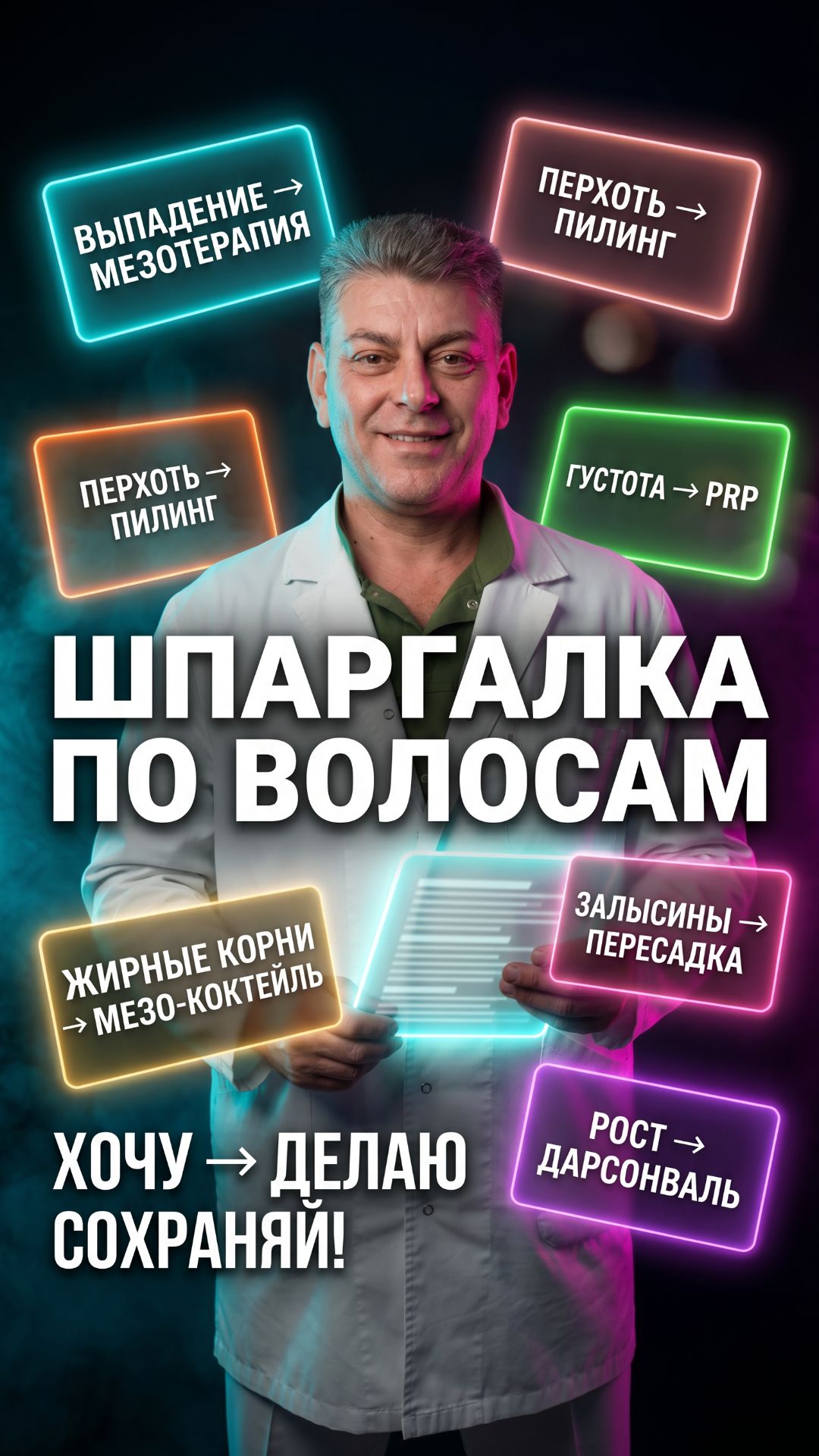 Шпаргалка по волосам — хочу проблему решить, вот что делаю! 📋