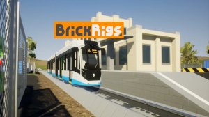 Поездка на на трамвае Витязь-М во круг города в игре Brick Rigs
