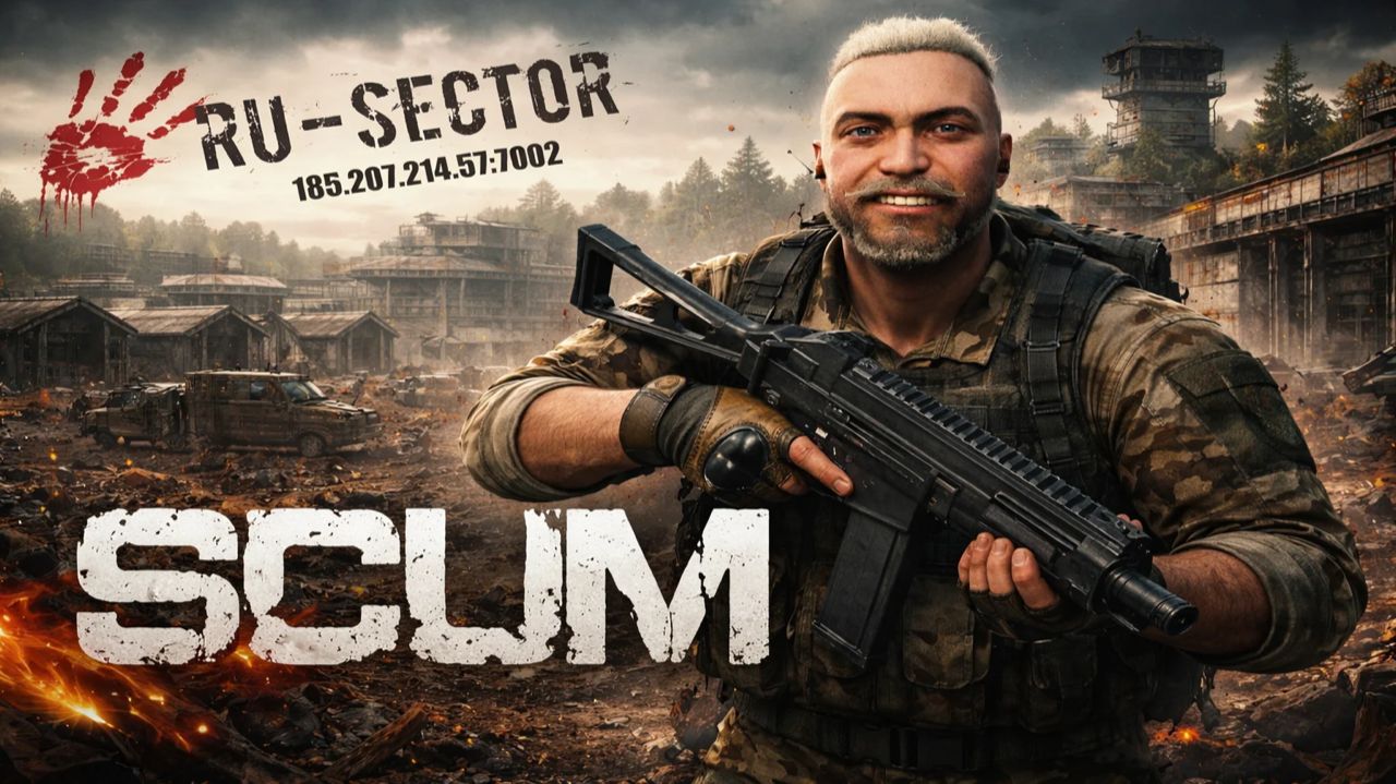 От боткэмпа до базы подлодок на RU-SECTOR | Mr. Vityaz Play ► SCUM - Серия #03