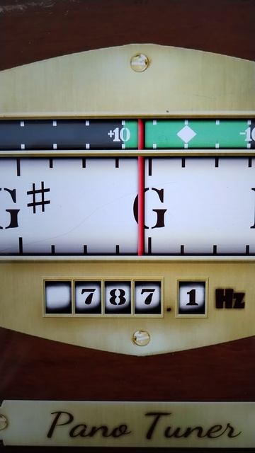 Как настроить вторую октаву фортепиано на Pano тюнер