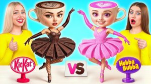 Жевательная Резинка vs Шоколадная Еда Челлендж # Съедобная Битва от Bubba DO Challenge