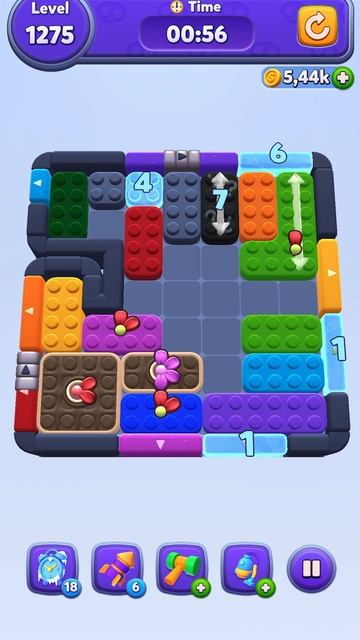 Color Block Jam 1275 Уровень