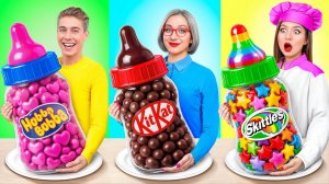 Кулинарный Челлендж# Я против Бабушки # Безумные Ситуации с Едой от Bubba DO Challenge