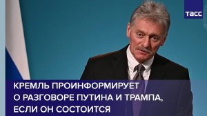 Кремль проинформирует о разговоре Путина и Трампа, если он состоится