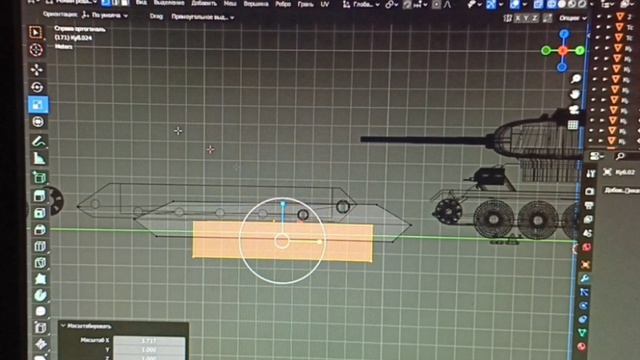 моделирование танка т 34-85 в программе блендер.