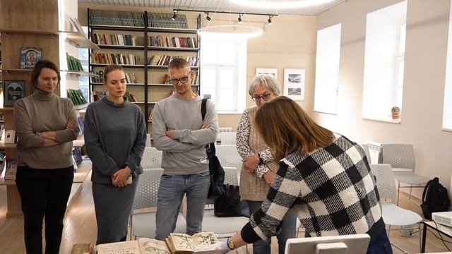 В Научной библиотеке ТвГУ состоялась лекция о книгах на немецком языке XVIII века, тизер, 2024 год