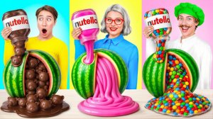 Кулинарный Челлендж# Я против Бабушки # Креативные Лайфхаки с Едой от Bubba DO Challenge