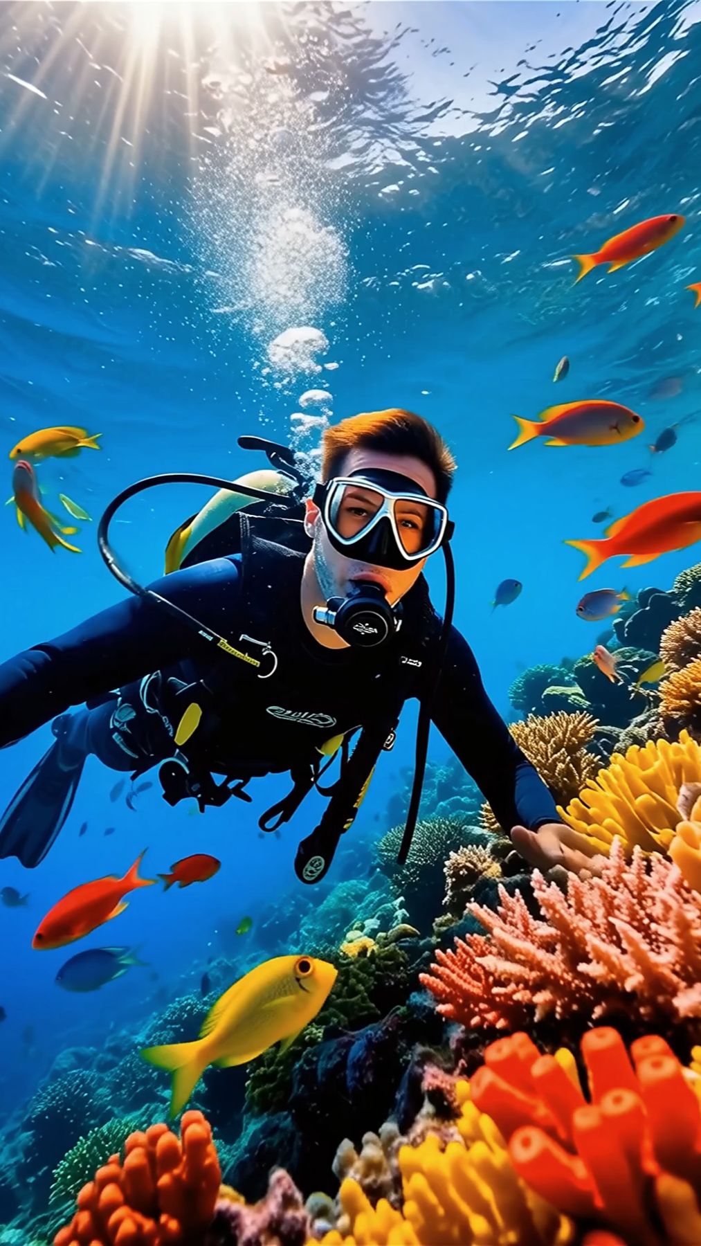 Дайвинг на Коралловом рифе на Красном море