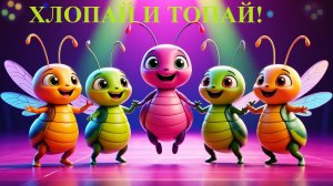 Топай с жуками 👏 Песенка с движениями для детей