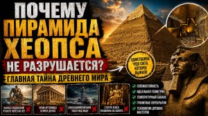 Все чудеса света исчезли… кроме одного — тайна пирамиды Хеопса