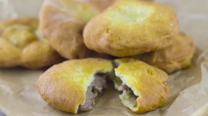 Мужчинам точно понравится! Сытные беляши на кефире с мясной начинкой, обжаренные в масле!