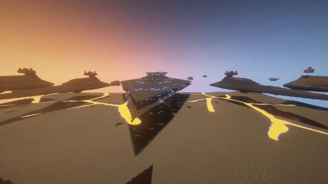 САМАЯ МАСШТАБНАЯ БИТВА ЗВЕЗДНЫХ ВОЙН В Minecraft: Таймлапс_ Битва на Экзеголе