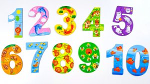 Цифры из Пазла для Малышей