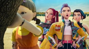 KPop Охотники на демонов в игра в кальмара