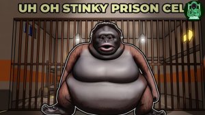 СМОЖЕМ ЛИ МЫ СБЕЖАТЬ ИЗ ВОНЮЧЕЙ ТЮРЬМЫ?! 🦍💩 #Роблокс #Обби