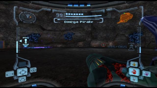 Metroid Prime Gamecube Часть 12 Фазоновые шахты третий уровень/Босс Омега Пират