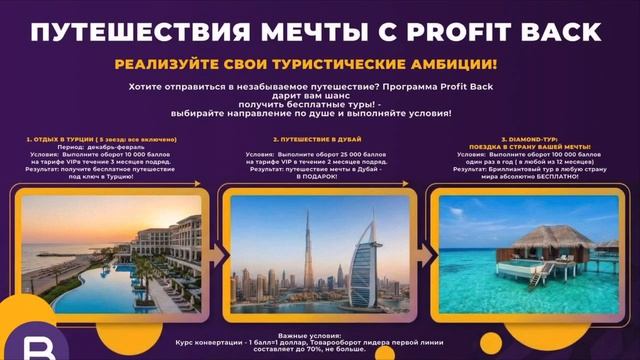 Маркетинг Profit Back на слайдах. Как устроен заработок в сервисе выгодных покупок на рекомендациях.