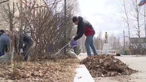 В Советском районе проходит большой предпраздничный субботник