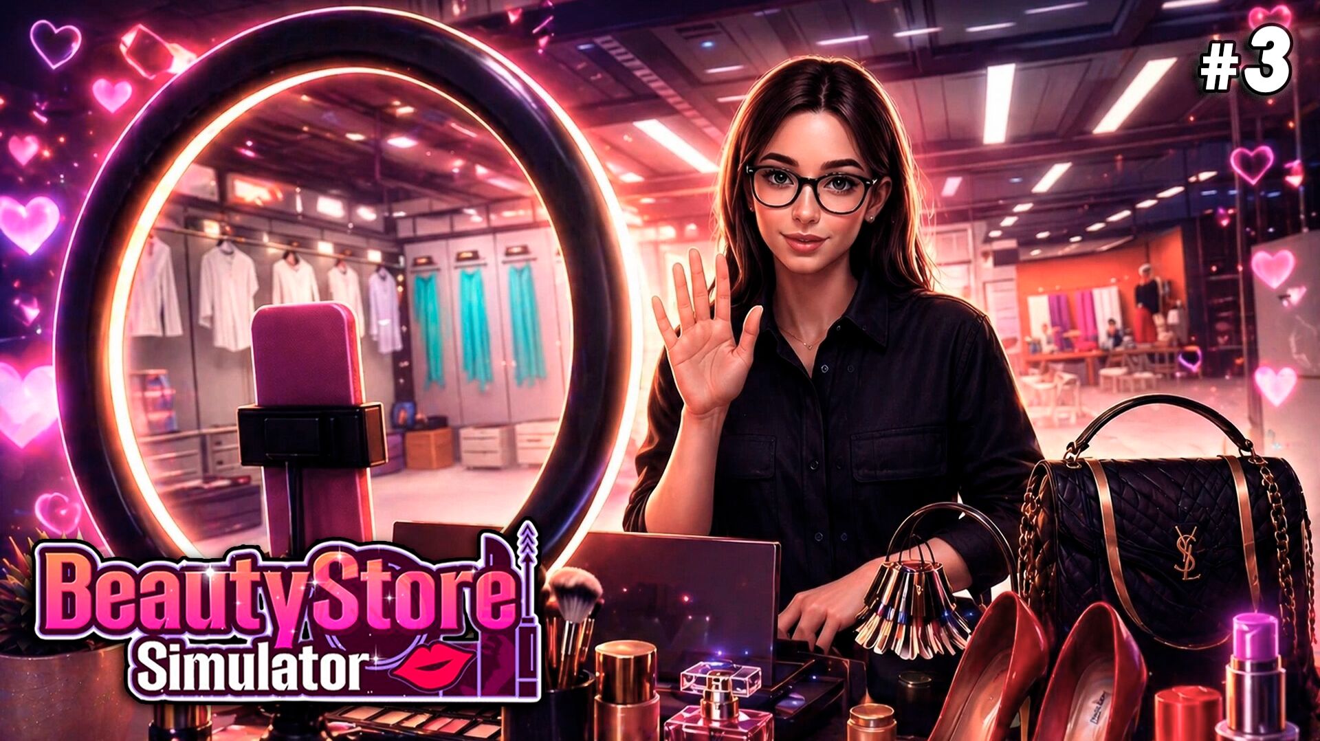 НАНИМАЕМ БЬЮТИ СТРИМЕРА - Beauty Store Simulator #3