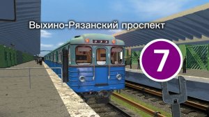 Поездка по ТКЛ Выхино-Рязанский проспект на Еж-3 в Garry's mod