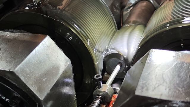 Накатка шпилек для фланцев